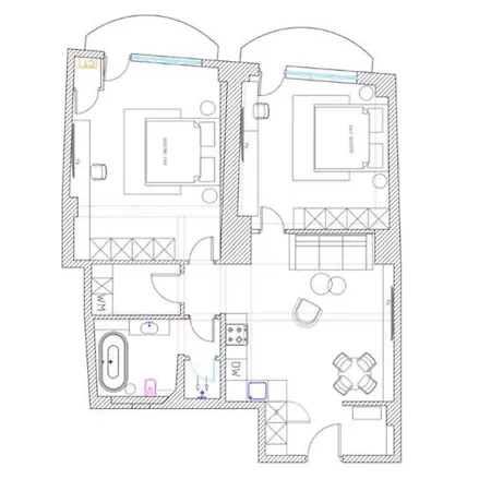 Apartment Modern & Spacious 2br - Steps To Cismigiu Gardens Bucharest